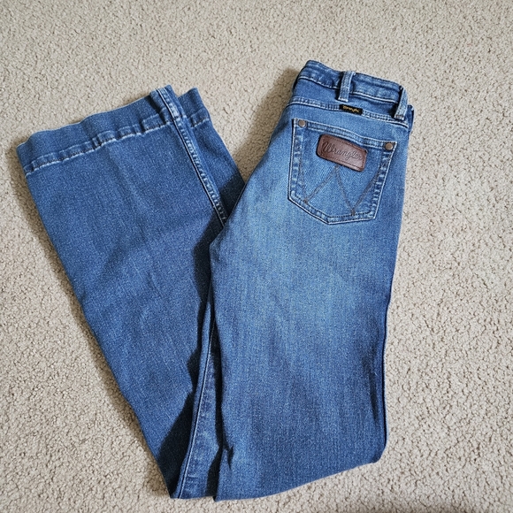 Wrangler Women's Boot Cut Jeans - Blue - Picture 1 of 12